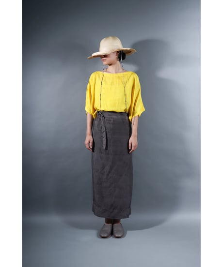 2.Tibetan skirt / Silk khadhi / Iron gray