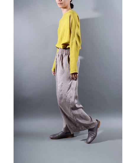 5.Lumo pants / Silk khadi / Silver gray