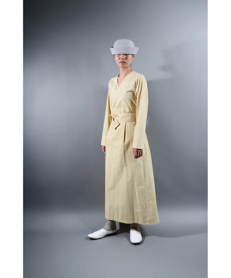 2.Pasan  / Coat dress / Organic cotton / size2 / Clove