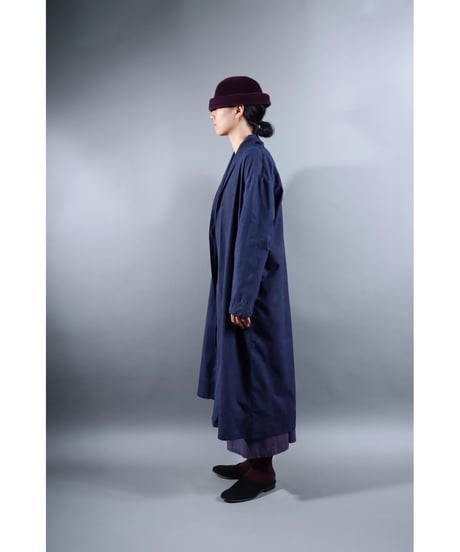 2.Robe coat sp / Organic cotton Typewriter / Size1 / Grape purple