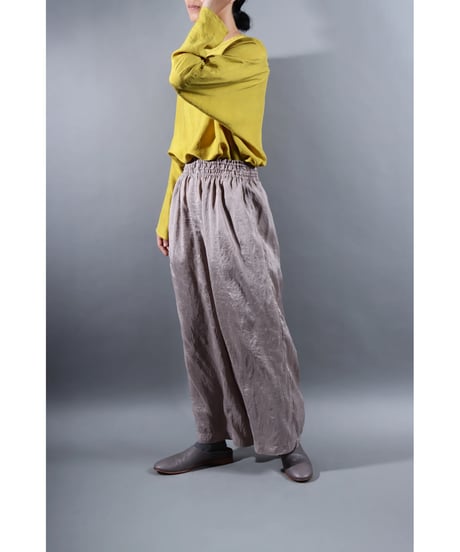 5.Lumo pants / Silk khadi / Silver gray