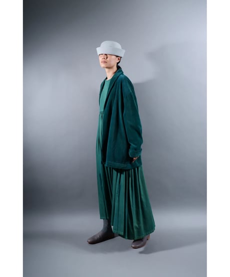 1.Loofah jaket sp / Organic cotton corduroy / size2 / Forest green