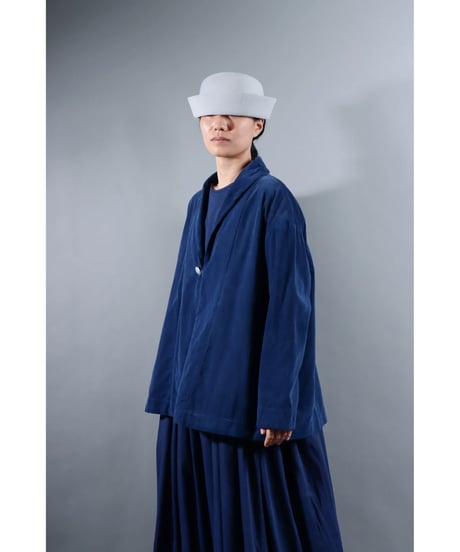 1.Loofah jaket sp / Organic cotton corduroy / size1 / Ryukyu indigo