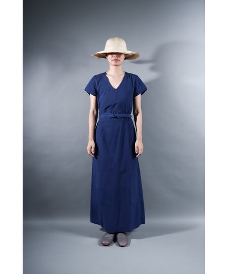1.Rulo / Dress / Cap sleeve / sp /Organic cotton Cord lane / Evening blue