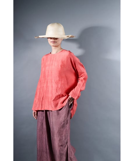 5.Fendo / Long sleeve tops / Silk khadi / Berry pink