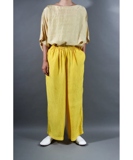 3.Lumo pants / Silk khadi / Sunshine yellow