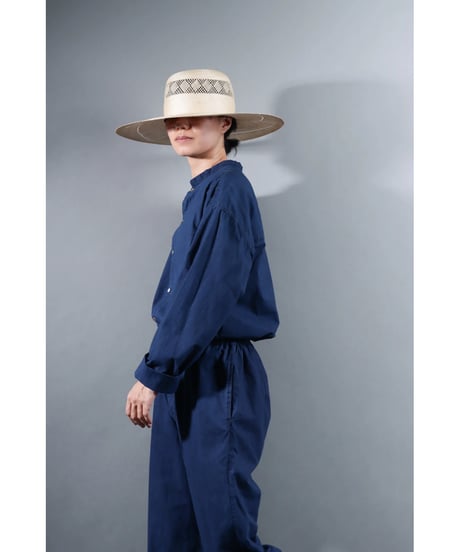 2.Tutoj Jumpsuits / sp / Size2 / typewriter / Evening blue
