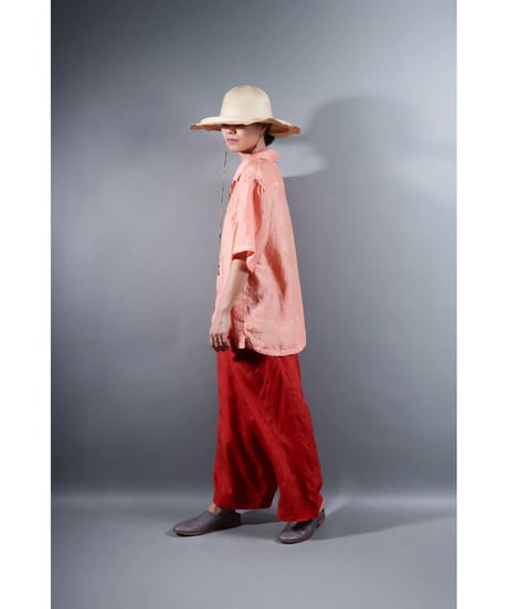 2.Kolumo / size1 / Silk khadi / Sunset pink
