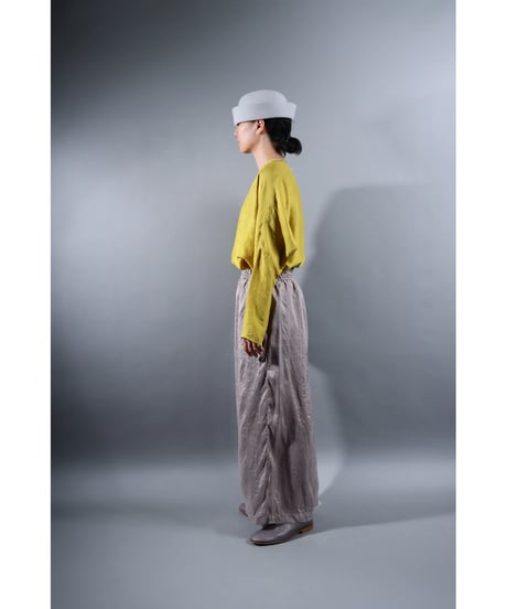 5.Lumo pants / Silk khadi / Silver gray
