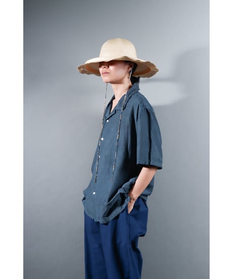 1.Kolumo / size1 / cotton silk / Silver blue