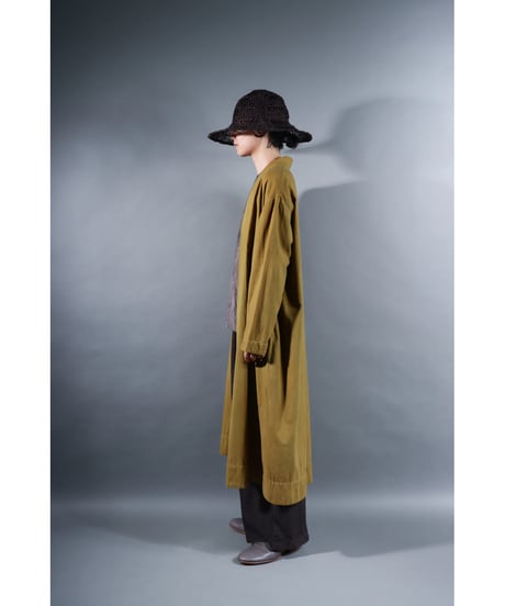 1.Summer robe / Organic cotton twill / size1 / Ochre