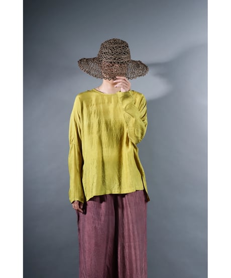 3.Fendo / Long sleeve tops / Silk khadi / Mustard
