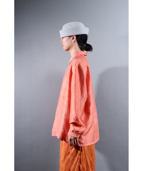 １.Kolumo Long sleeve / Silk khadi / size1 / Sunset pink