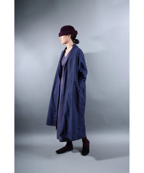 2.Robe coat sp / Organic cotton Typewriter / Size1 / Grape purple