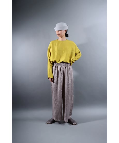 5.Lumo pants / Silk khadi / Silver gray