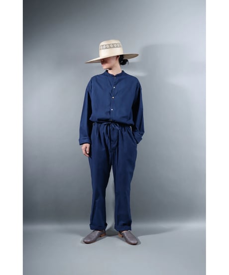 2.Tutoj Jumpsuits / sp / Size2 / typewriter / Evening blue