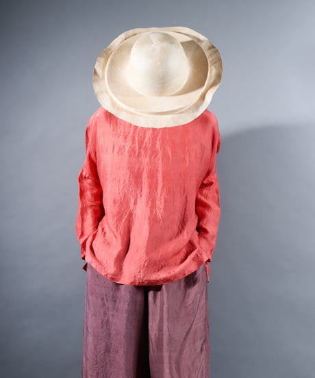 5.Fendo / Long sleeve tops / Silk khadi / Berry pink
