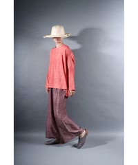 1.Lumo pants / Silk khadi / Grayish purple