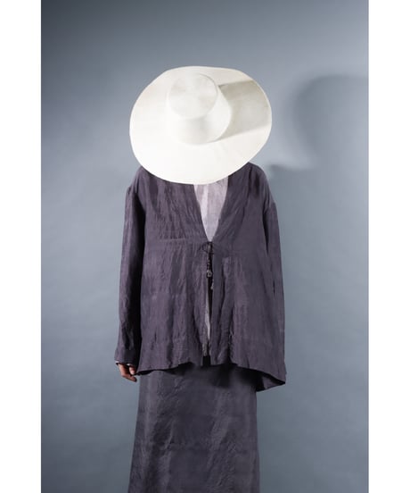 2.Haori / Silk khadi / size1 / Reddish gray
