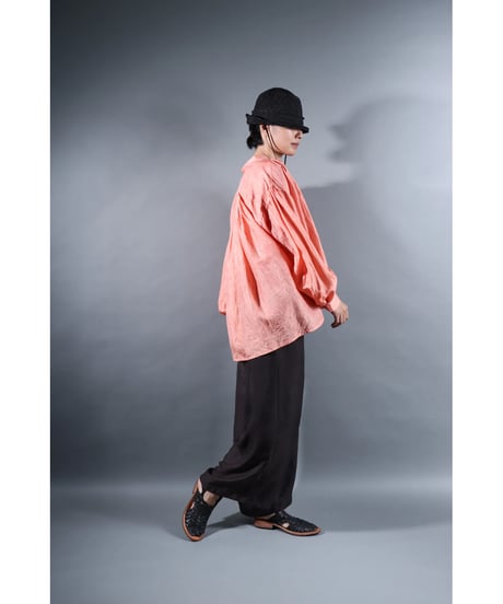 2.Stella blouse / Silk khadi / Sunset pink