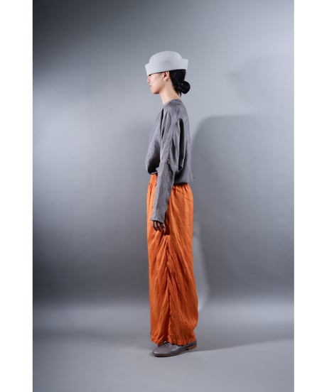 3.Lumo pants / Silk khadi / Persimon orange