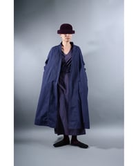 2.Robe coat sp / Organic cotton Typewriter / Size1 / Grape purple