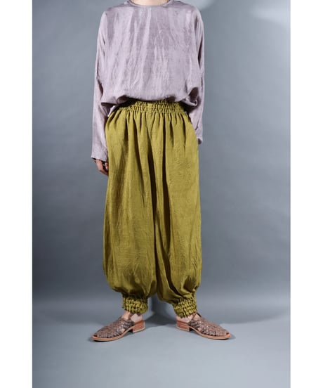 1.Lumo balono / pants /Silk khadi / Gold