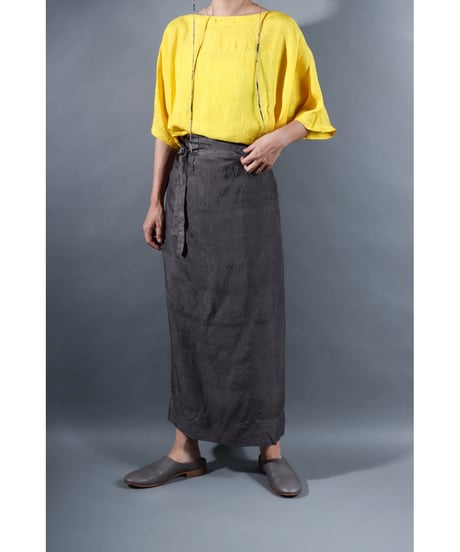 2.Tibetan skirt / Silk khadhi / Iron gray