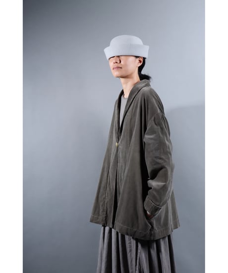 2.Loofah jacket / Organic cotton corduroy / size2 / Warm gray