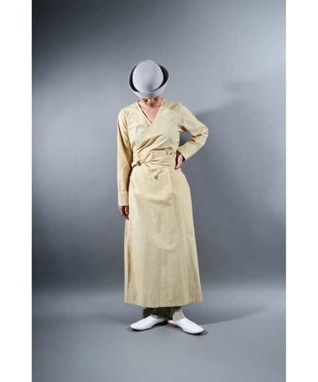 2.Pasan  / Coat dress / Organic cotton / size2 / Clove