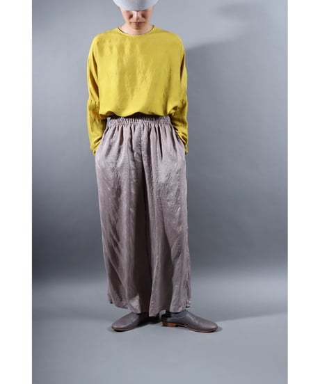 5.Lumo pants / Silk khadi / Silver gray