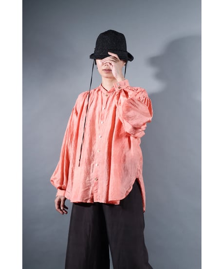 2.Stella blouse / Silk khadi / Sunset pink