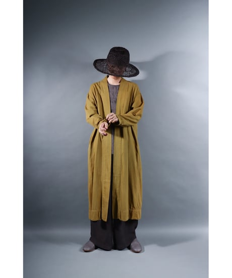 1.Summer robe / Organic cotton twill / size1 / Ochre