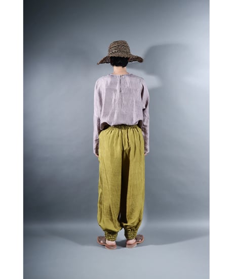 1.Lumo balono / pants /Silk khadi / Gold