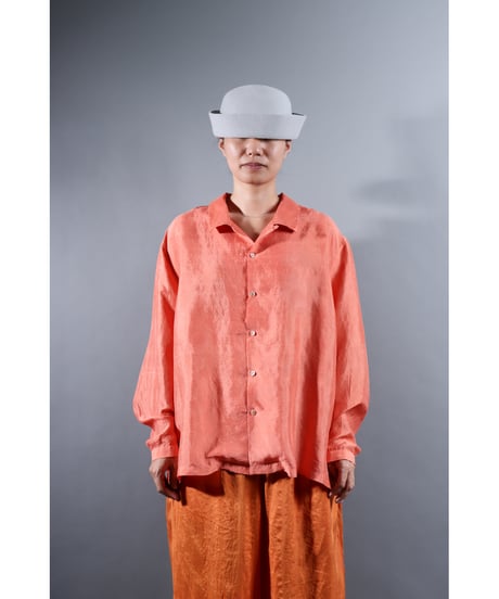 １.Kolumo Long sleeve / Silk khadi / size1 / Sunset pink