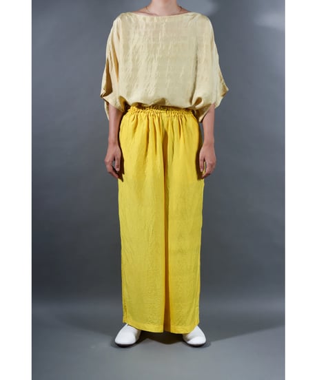 3.Lumo pants / Silk khadi / Sunshine yellow