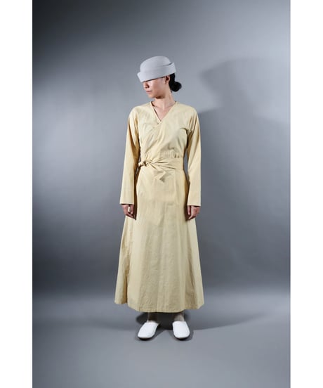2.Pasan  / Coat dress / Organic cotton / size2 / Clove