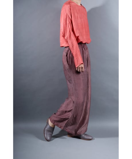 1.Lumo pants / Silk khadi / Grayish purple