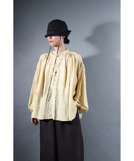 1.Stella blouse / Silk khadi / Clove