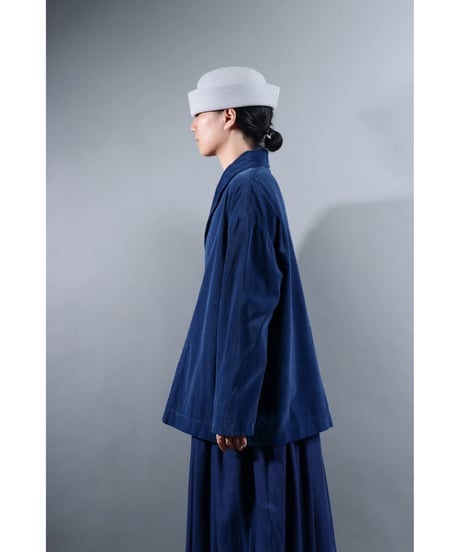 1.Loofah jaket sp / Organic cotton corduroy / size1 / Ryukyu indigo
