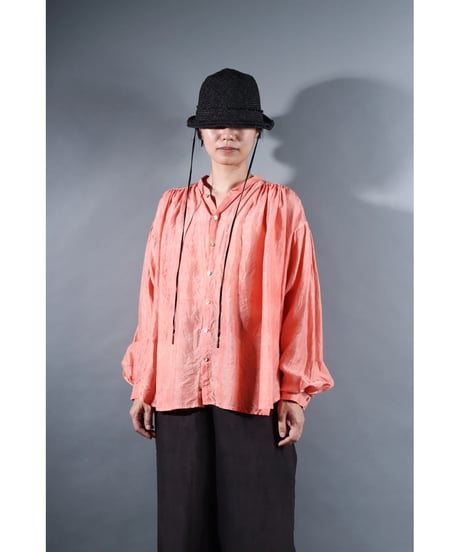 2.Stella blouse / Silk khadi / Sunset pink