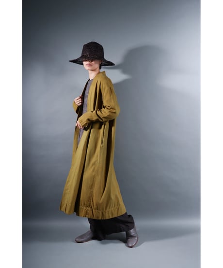 1.Summer robe / Organic cotton twill / size1 / Ochre