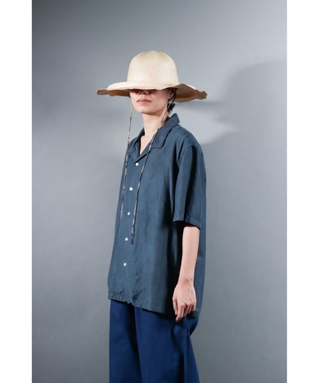 1.Kolumo / size1 / cotton silk / Silver blue