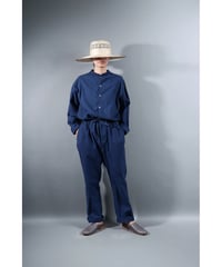 2.Tutoj Jumpsuits / sp / Size2 / typewriter / Evening blue