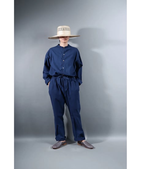 2.Tutoj Jumpsuits / sp / Size2 / typewriter / Evening blue