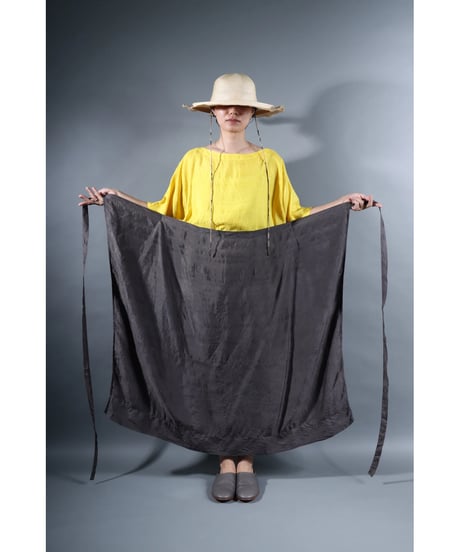 2.Tibetan skirt / Silk khadhi / Iron gray
