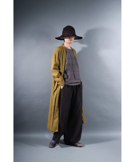 1.Summer robe / Organic cotton twill / size1 / Ochre