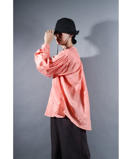 2.Stella blouse / Silk khadi / Sunset pink