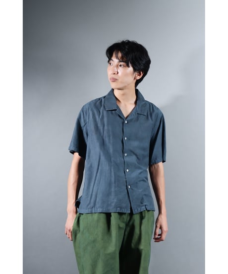1.Kolumo / size1 / cotton silk / Silver blue
