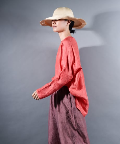 5.Fendo / Long sleeve tops / Silk khadi / Berry pink
